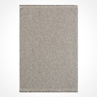 Gri Bukle Örme Modern Kilim BR006 - 2