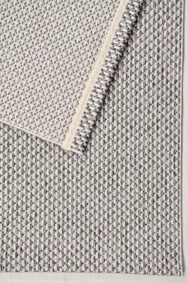 Dize Gri BeJ Kaydırmaz Taban, Robot Süpürgeye Uyumlu Kolay Temizlenebilir Mutfak, Koridor Halısı RP 89 - 3