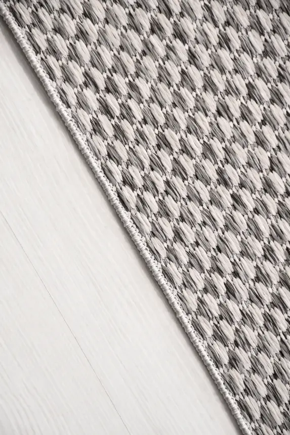 Dize Gri BeJ Kaydırmaz Taban, Robot Süpürgeye Uyumlu Kolay Temizlenebilir Mutfak, Koridor Halısı RP 89 - 6