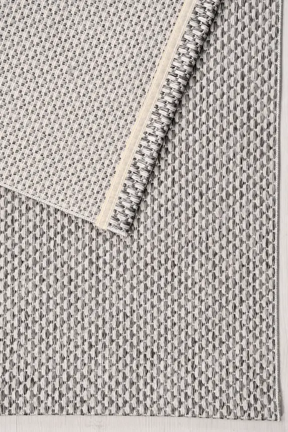 Dize Gri/BeJ Kaydırmaz Taban, Robot Süpürgeye Uyumlu Kolay Temizlenebilir Mutfak, Koridor Halısı RP 89 - 3