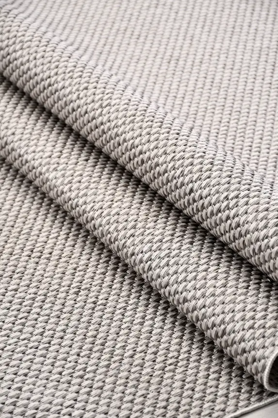 Dize Gri/BeJ Kaydırmaz Taban, Robot Süpürgeye Uyumlu Kolay Temizlenebilir Mutfak, Koridor Halısı RP 89 - 5