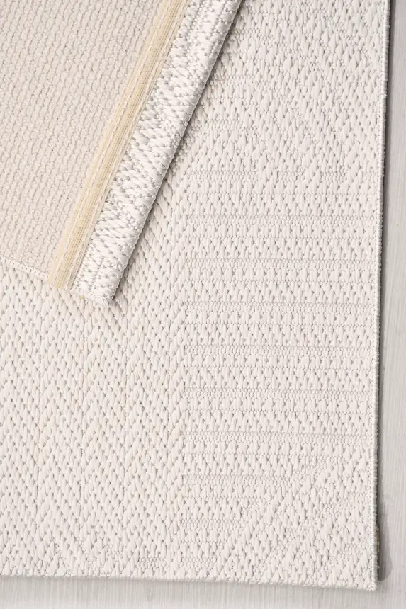 Dize Krem Kaydırmaz Taban, Robot Süpürgeye Uyumlu Kolay Temizlenebilir Mutfak, Koridor Halısı RP 88 - 3