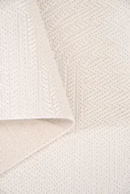 Dize Krem Kaydırmaz Taban, Robot Süpürgeye Uyumlu Kolay Temizlenebilir Mutfak, Koridor Halısı RP 88 - 4