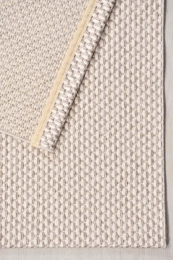 Dize Vizon Krem Kaydırmaz Taban, Robot Süpürgeye Uyumlu Kolay Temizlenebilir Mutfak, Koridor Halısı RP 90 - 4