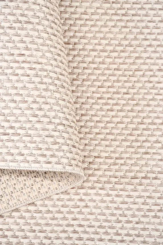 Dize Vizon/Krem Kaydırmaz Taban, Robot Süpürgeye Uyumlu Kolay Temizlenebilir Mutfak, Koridor Halısı RP 90 - 5