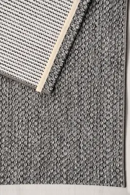 Elora Antrasit Kaydırmaz Taban, Robot Süpürgeye Uyumlu Kolay Temizlenebilir Oturma Odası, Koridor Halısı RP 92 - 2