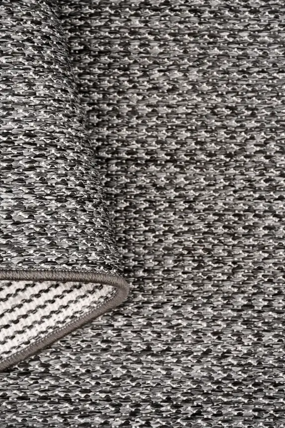 Elora Antrasit Kaydırmaz Taban, Robot Süpürgeye Uyumlu Kolay Temizlenebilir Oturma Odası, Koridor Halısı RP 92 - 5