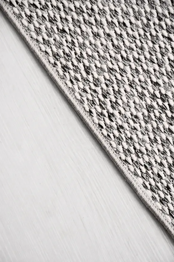 Elora Beyaz Kaydırmaz Taban, Robot Süpürgeye Uyumlu Kolay Temizlenebilir Oturma Odası, Koridor Halısı RP 93 - 9