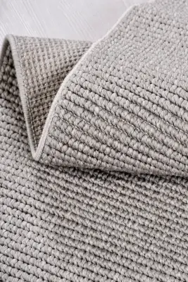 Evo Gri Robot Süpürgeye Uyumlu Kolay Temizlenebilir Halı Oturma Odası, Mutfak, Koridor Halısı RP 55 - 1