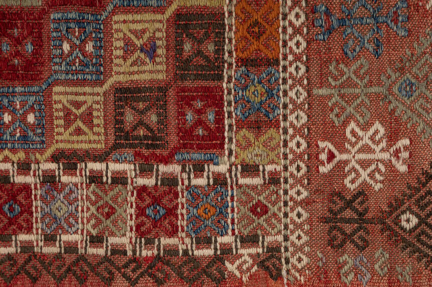 Fethiye El Dokuması 155x235 Antik Kilim 220318 - 4