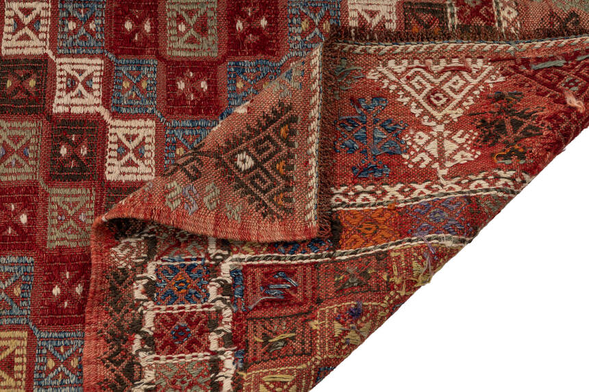 Fethiye El Dokuması 155x235 Antik Kilim 220318 - 5