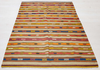 Fethiye El Dokuması 155x240 Antik Kilim 170452 - 2