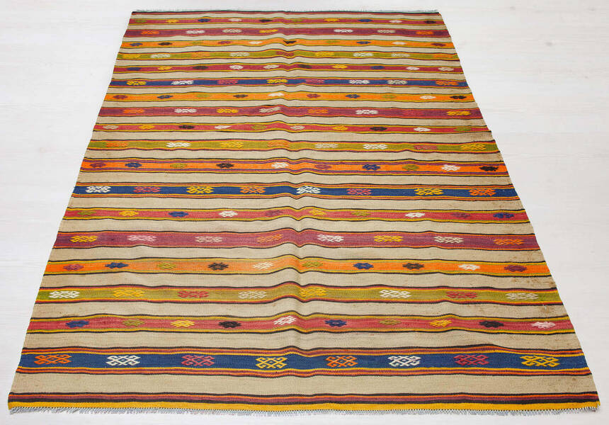 Fethiye El Dokuması 155x240 Antik Kilim 170452 - 2