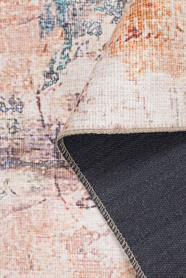 Outlet 230x230 Kare Funk Dokuma Taban Dekoratif Modern Renkli Halı AL-262 - 8