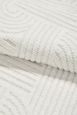 İmge Beyaz Kaydırmaz Taban, Robot Süpürgeye Uyumlu Kolay Temizlenebilir Oturma Odası, Koridor Halısı RP 71 - 4