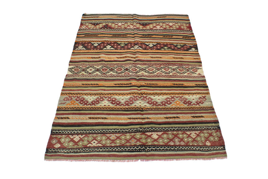 Konya El Dokuması 106x216 Antik Kilim 160027 - 2