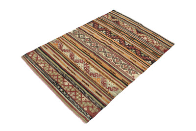 Konya El Dokuması 106x216 Antik Kilim 160027 - 3