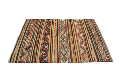 Konya El Dokuması 106x216 Antik Kilim 160027 - 4