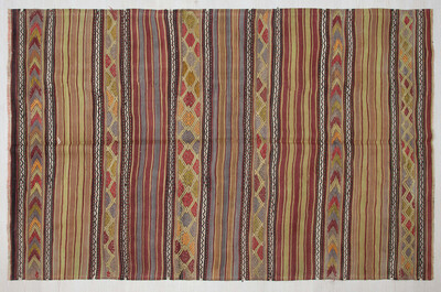 Konya El Dokuması 150x250 Antik Kilim 160064 - 1