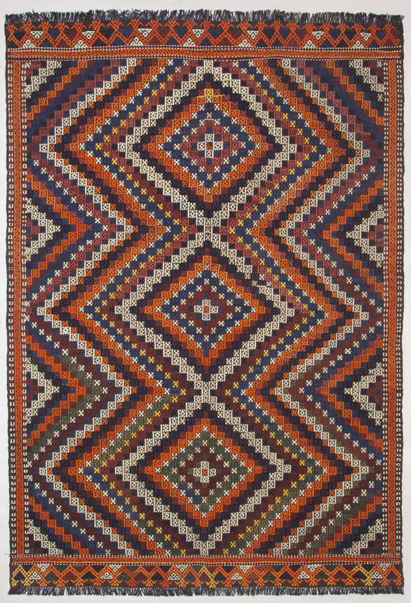 Maraş El Dokuması 150x212 Antik Kilim 100190 - 1