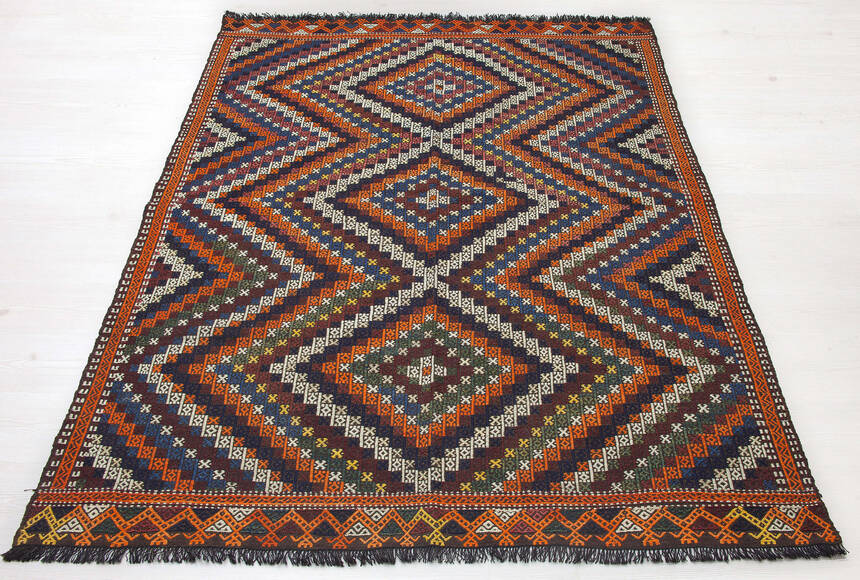 Maraş El Dokuması 150x212 Antik Kilim 100190 - 2