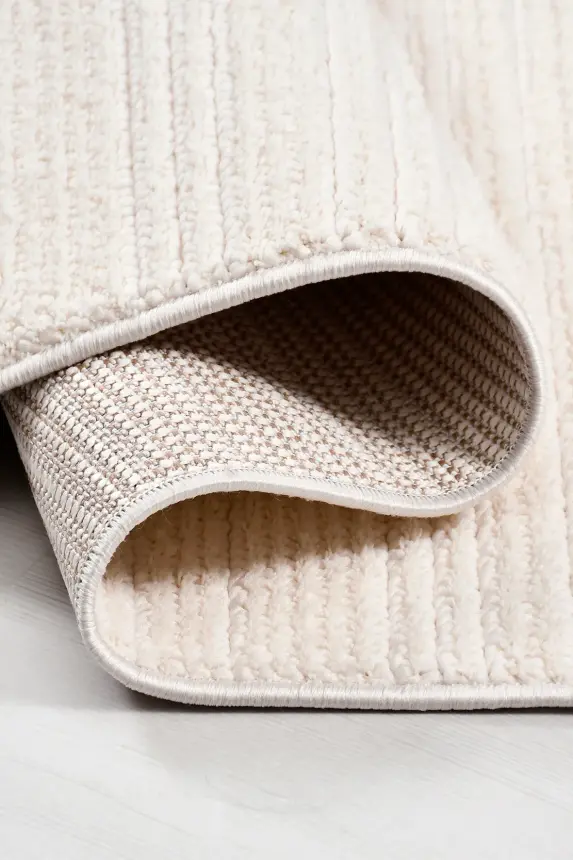 Messa Beyaz Robot Süpürgeye Uyumlu Kolay Temizlenebilir Oturma Odası, Koridor, Yatak Odası Halısı RP 84 - 3