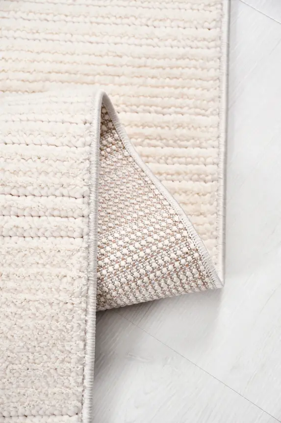 Messa Beyaz Robot Süpürgeye Uyumlu Kolay Temizlenebilir Oturma Odası, Koridor, Yatak Odası Halısı RP 84 - 4