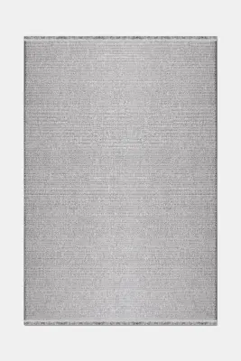 Messa Gri Robot Süpürgeye Uyumlu Kolay Temizlenebilir Oturma Odası, Koridor, Yatak Odası Halısı RP 86 - 4