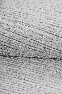 Messa Gri Robot Süpürgeye Uyumlu Kolay Temizlenebilir Oturma Odası, Koridor, Yatak Odası Halısı RP 86 - 8