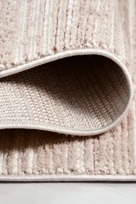 Messa Vizon Beyaz Robot Süpürgeye Uyumlu Kolay Temizlenebilir Oturma Odası, Koridor, Yatak Odası Halısı RP 81 - 4