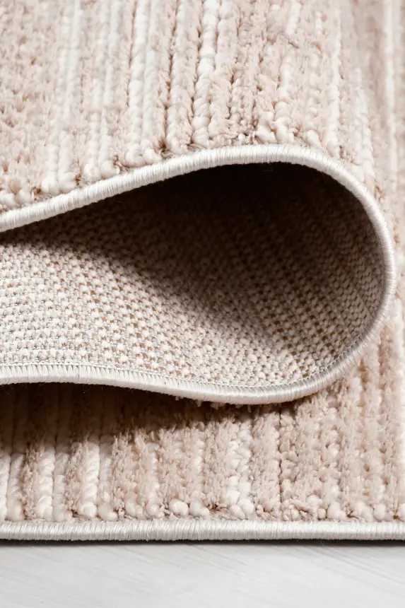 Messa Vizon/Beyaz Robot Süpürgeye Uyumlu Kolay Temizlenebilir Oturma Odası, Koridor, Yatak Odası Halısı RP 81 - 4