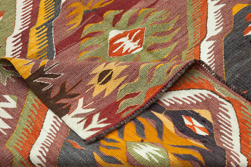 Mut El Dokuması 170x310 Antik Kilim 150472 - 3