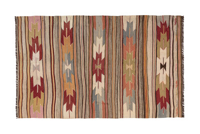 Mut El Dokuması 80x127 Antik Kilim 210326 - 1