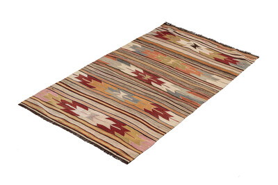 Mut El Dokuması 80x127 Antik Kilim 210326 - 3