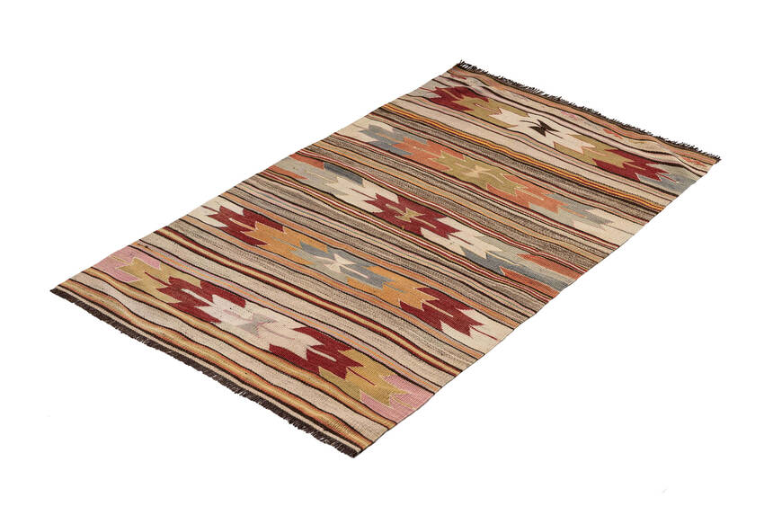 Mut El Dokuması 80x127 Antik Kilim 210326 - 3
