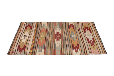 Mut El Dokuması 80x127 Antik Kilim 210326 - 4