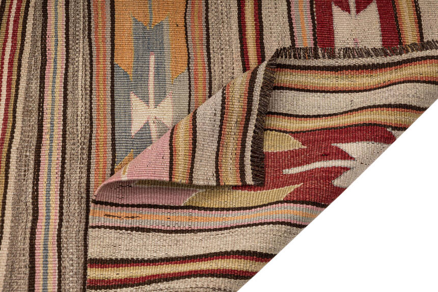 Mut El Dokuması 80x127 Antik Kilim 210326 - 6