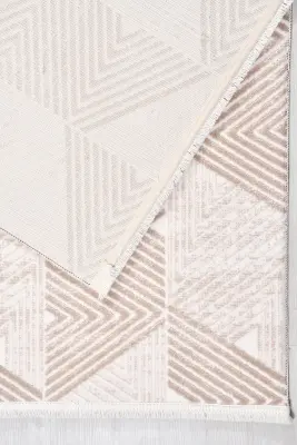 Nova Kahve Robot Süpürgeye Uyumlu Kolay Temizlenebilir Halı Oturma Odası ve Koridor Halısı RP 11 - 3