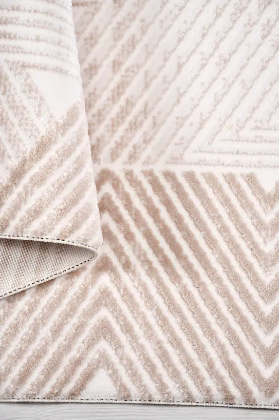 Nova Kahve Robot Süpürgeye Uyumlu Kolay Temizlenebilir Halı Oturma Odası ve Koridor Halısı RP 11 - 4