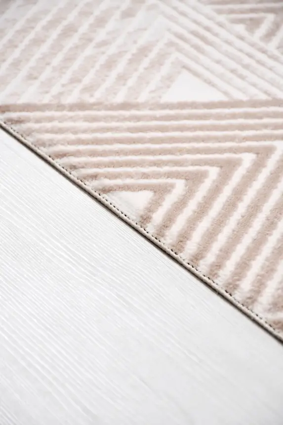 Nova Kahve Robot Süpürgeye Uyumlu Kolay Temizlenebilir Halı Oturma Odası ve Koridor Halısı RP 11 - 6