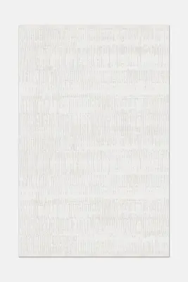 Nova Krem Vizon Robot Süpürgeye Uyumlu Kolay Temizlenebilir Halı Oturma Odası ve Koridor Halısı RP 10 - 4