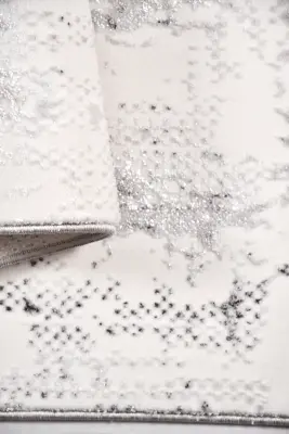 Olvin Krem Gri Robot Süpürgeye Uyumlu Kolay Temizlenebilir Halı Salon, Oturma Odası ve Koridor Halısı RP 21 - 6