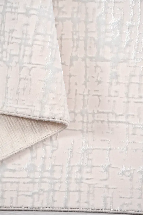 Olvin Vizon Bej Robot Süpürgeye Uyumlu Kolay Temizlenebilir Halı Salon, Oturma Odası ve Koridor Halısı RP 18 - 2