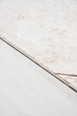 Olvin Vizon Kahve Robot Süpürgeye Uyumlu Kolay Temizlenebilir Halı Salon, Oturma Odası ve Koridor Halısı RP 17 - 3