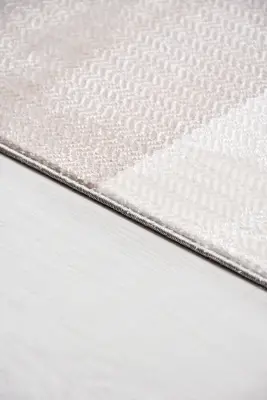 Olvin Vizon Kahve Robot Süpürgeye Uyumlu Kolay Temizlenebilir Halı Salon, Oturma Odası ve Koridor Halısı RP 23 - 6