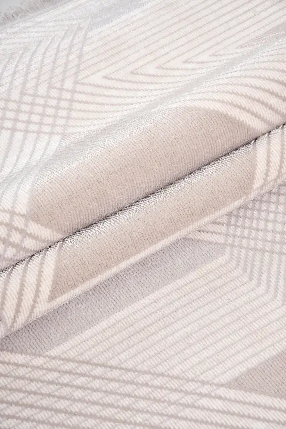 Olvin Vizon Kahve Robot Süpürgeye Uyumlu Kolay Temizlenebilir Halı Salon, Oturma Odası ve Koridor Halısı RP 27 - 4