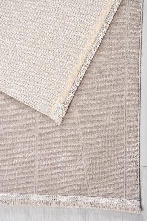 Olvin Vizon Robot Süpürgeye Uyumlu Kolay Temizlenebilir Halı Salon, Oturma Odası ve Koridor Halısı RP 25 - 6