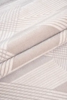 Olvin Vizon/Kahve Robot Süpürgeye Uyumlu Kolay Temizlenebilir Halı Salon, Oturma Odası ve Koridor Halısı RP 27 - 5