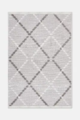 Omi Bej Gri Robot Süpürgeye Uyumlu Kolay Temizlenebilir Halı Salon, Oturma Odası , Çocuk Odası ve Koridor Halısı RP 45 - 3