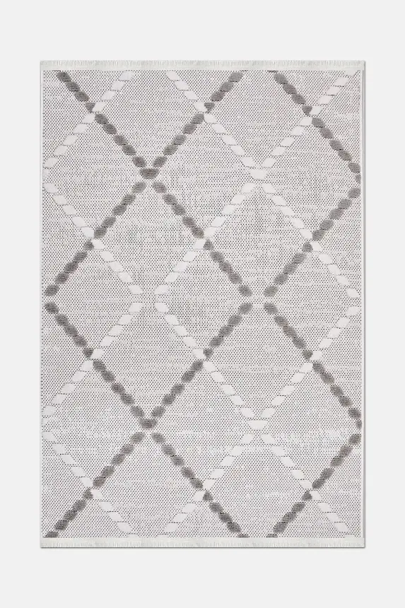 Omi Bej/Gri Robot Süpürgeye Uyumlu Kolay Temizlenebilir Halı Salon, Oturma Odası , Çocuk Odası ve Koridor Halısı RP 45 - 3